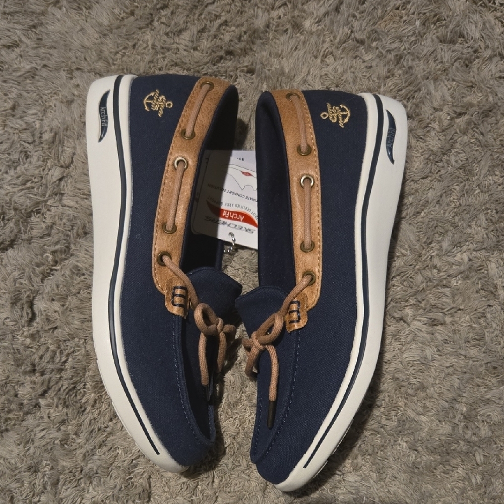 SKECHERS ArchFit Shoreline Boat Shoes - Picture 8 of 11